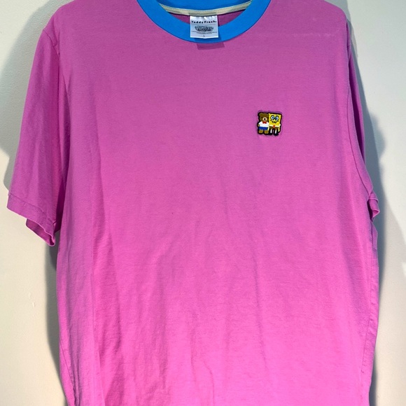 Teddy Fresh Mens T-Shirt SpongeBob Shortsleeve - Picture 5 of 5